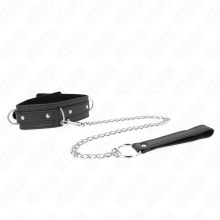 KINK - COLLIER AVEC LAISSE 65 CM 3 ANNEAUX MODÈLE 1 RÉGLABLE