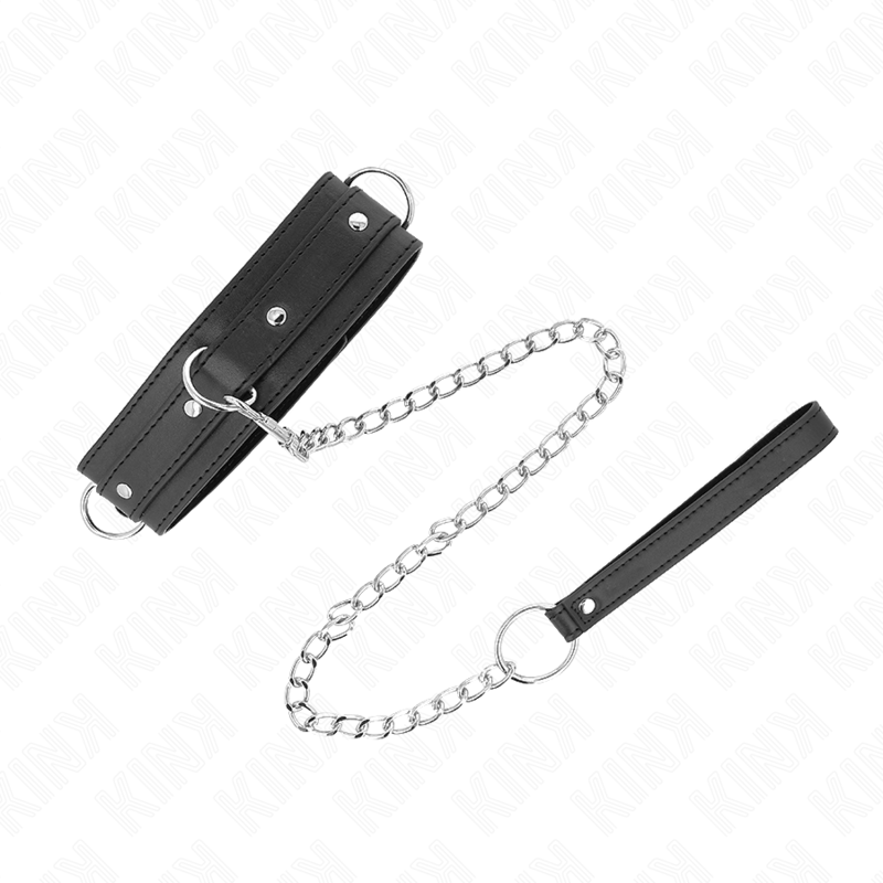 KINK - NECKLACE WITH LEASH 65 CM 3 RING MODEL 1 ADJUSTABLE