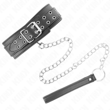 KINK - COLLANA CON CINTURINO 65 CM FIBBIE ARGENTO REGOLABILE