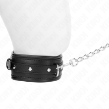 KINK - NECKLACE WITH SHINY BUCKLE STRAP 65 CM 48.5 CM X 5.3 CM