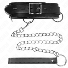 KINK - COLLANA SCHIAVITÙ 3 ANELLI CON CINTURINO 80 CM 53 X 5 CM