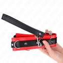 KINK - COLAR MODELO BÁSICO COM TRELA 65 CM MODELO 3 VERMELHO 53