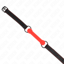 KINK - KNOCHENGAG MIT KUNSTLEDERBAND ROT VERSTELLBAR 41-57 CM