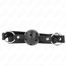 KINK - HOHLHARTER SCHWARZER BALL 4,5 CM GAG MODELL 1 63,5 X 2 CM