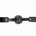 KINK - BLACK BREATHABLE BALL 4.5 CM GAG 65 x 2.5 CM