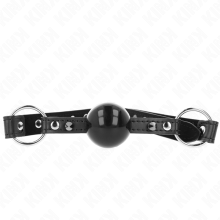 KINK - BALL GAG 4 CM CON RIVETTO PUNTA E CHIUSURA A SCATTO 65 x