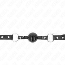 KINK - BALL GAG 4 CM CON RIVETTO PUNTA E CHIUSURA A SCATTO 65 x