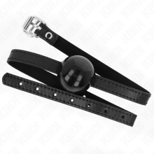 KINK - BLACK SINGLE SOLID BALL 4 CM GAG 65 x 1.5 CM