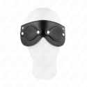 KINK - MASCHERA IN SIMILPELLE CON COPRI OCCHI RIMOVIBILI 22 x 9