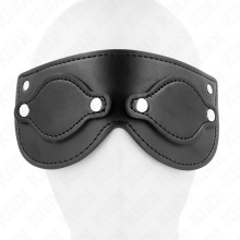 KINK - MASCHERA IN SIMILPELLE CON COPRI OCCHI RIMOVIBILI 22 x 9