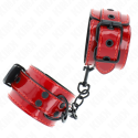 KINK - DARK RED WRIST CUFFS 23 X 5 CM