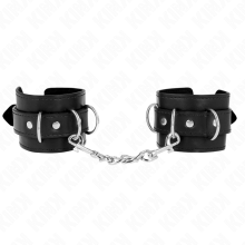 KINK - 3 D-RING WRIST RESTRAINTS ADJUSTABLE BLACK 17.5-25 CM X