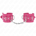 KINK - 3 APPAREILS-POIGNETS AJUSTABLES ROSE 17,5-25 CM X 6 CM