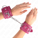 KINK - 3 D-RING WRIST RESTRAINTS ADJUSTABLE PINK 17.5-25 CM X 6