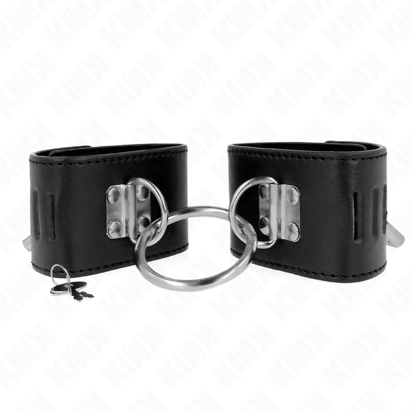 KINK - FIXED WRIST RESTRAINTS WITH RING AND PADLOCK CLOSURE