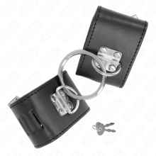 KINK - FIXED WRIST RESTRAINTS WITH RING AND PADLOCK CLOSURE