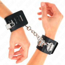 KINK - MULTIPOSITION WRIST RESTRAINTS WITH PADLOCK CLOSURE