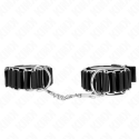 KINK - HINGE-LIKE THIN WRIST RESTRAINTS BLACK ADJUSTRABLE 16-22