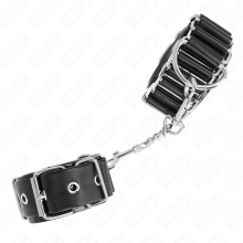 KINK - HINGE-LIKE THIN WRIST RESTRAINTS BLACK ADJUSTRABLE 16-22