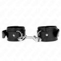 KINK - WRIST RESTRAINTS-SINGLE RIVET ROW BLACK ADJUSTABLE 17-28