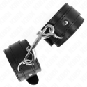 KINK - WRIST RESTRAINTS-SINGLE RIVET ROW BLACK ADJUSTABLE 17-28