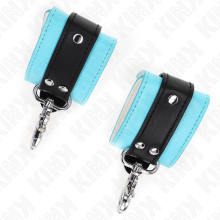KINK - APPUI-POIGNETS VERROUILLABLES PREMIUM NOIR / BLEU
