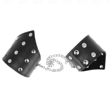 KINK - BRACCIALI STILE PUNTO NERO CON CATENA REGOLABILE 17-23