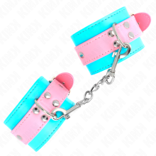 KINK - CUTE WRIST RESTRAINTS BLUE / PINK ADJUSTABLE 16-28 CM X