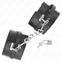 KINK - DELUXE LOCKING WRIST RESTRAINTS BLACK ADJUSTABLE 14.5-21