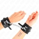 KINK - DELUXE LOCKING WRIST RESTRAINTS BLACK ADJUSTABLE 14.5-21