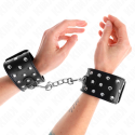 KINK - PUNK WRIST RESTRAINTS ADJUSTABLE 19-24 CM X 5.5 CM