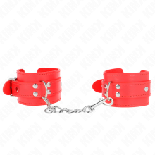 KINK - PULSO SIMPLES VERMELHO AJUSTÁVEL 20-23 CM X 5,5 CM