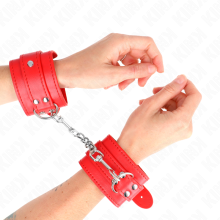 KINK - SIMPLE WRIST RESTRAINTS RED ADJUSTABLE 20-23 CM X 5.5 CM