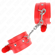 KINK - THIN WRIST RESTRAINTS RED ADJUSTABLE 21-33 CM