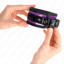 KINK - NEOPRENE WRIST RESTRAINTS LIGHT PURPLE AJUSTABLE 21-28