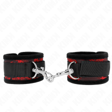 KINK - SCANDAL WRIST RESTRAINTS RED-BLACK