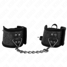 KINK - SCANDAL WRIST RESTRAINTS BLACK LACE DETAILS 24.5 CM X