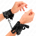 KINK - SCANDAL WRIST RESTRAINTS BLACK LACE DETAILS 24.5 CM X