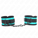 KINK - HOOK AND LOOP NYLON BIND WRIST RESTRAINTS BLACK-BLUE