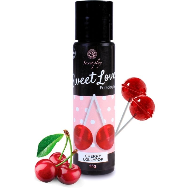 SECRETPLAY - GEL CHERRY LOLLIPOP DOCE AMOR 60 ML