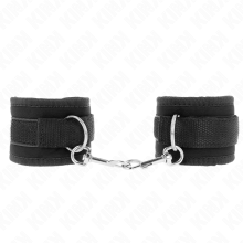 KINK - TENUTA DA POLSO IN NYLON HOOKLOOP NERA MODELLO 2