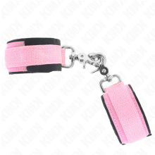 KINK - ADJUSTABLE NEOPRENE WRIST RESTRAINTS PINK ADJUSTABLE