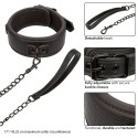 CALEXOTICS - NOCTURNAL HALSBAND LEINE LEDER VERSTELLBAR SCHWARZ