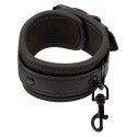 CALEXOTICS - NOCTURNAL ANKLE CUFFS LEATHER ADJUSTABLE BLACK