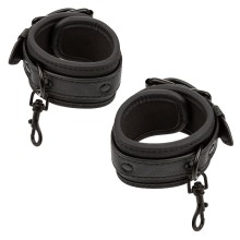 CALEXOTICS - NOCTURNAL CEINTURE DE LIT RÉGLABLE EN CUIR NOIR