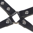 SUBBLIME - 953690 HANDCUFFS WITH BONDAGE BELT BLACK ONE SIZE