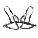 SUBBLIME - 953713 PUNK BONDAGE CINTO FIVELA DE METAL PRETO