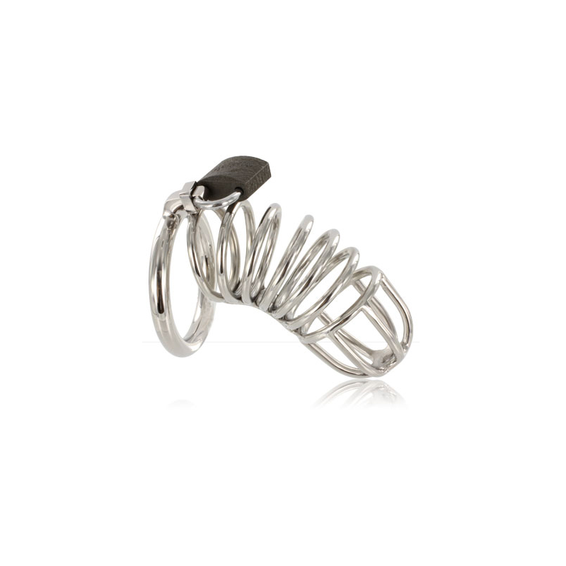 METAL HARD - CAGE RING CHASTITY DEVICE