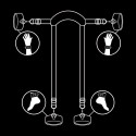 FETISH SUBMISSIVE - MEISTERPOSITION MIT 4 NOPRENE-GEFÜTTERT