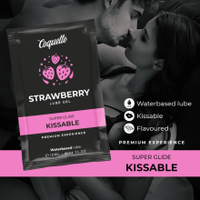 COQUETTE CHIC DESIRE - LUBRIFICANTE KISSABLE A BASE ACQUA DI FRAGOLA POCKET 10 ML